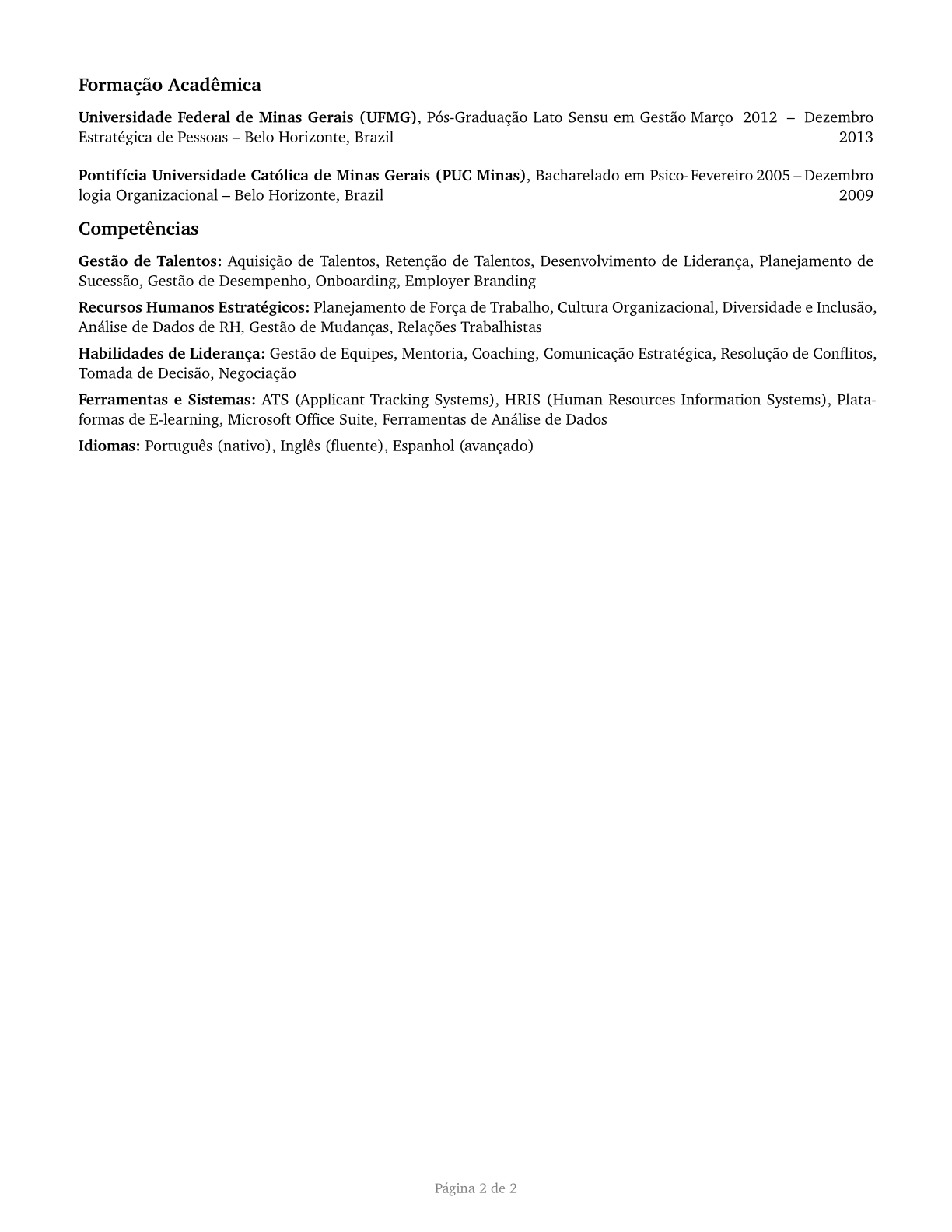 Talent Directors CV in Portuguese — page 2